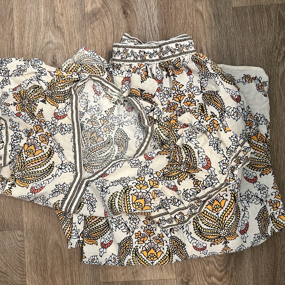 Max Studio Cream and Brown Patterned Matching Set - image 5